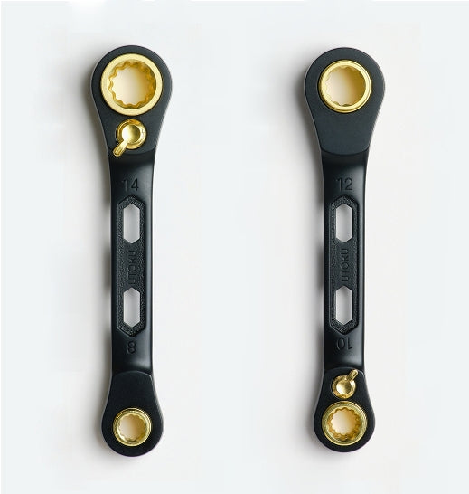 NEW Utoku Tools Light weight - 4 in 1 ratchet wrench - Chrome black