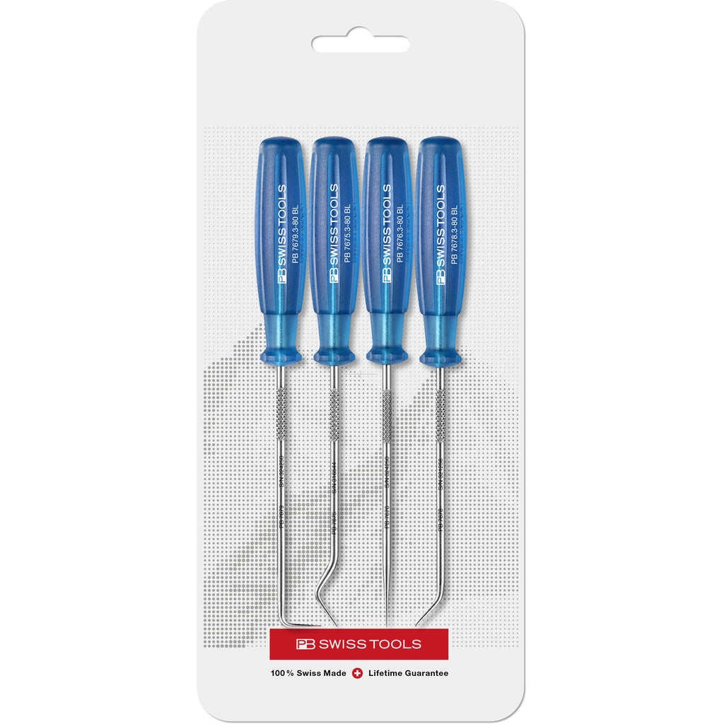 PB Swiss Tools  7680.CN
Set of four pick-tools