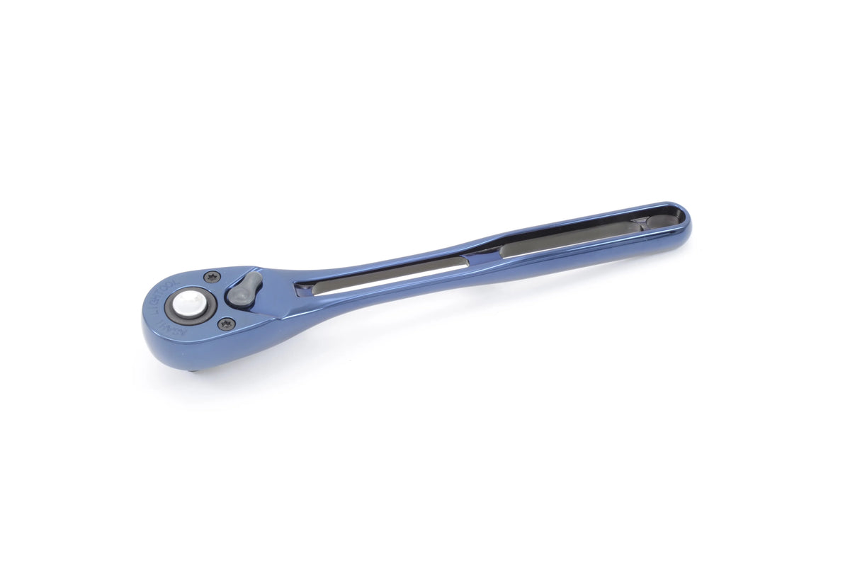Asahi Tools LIGHTOOL 3/8"SQ. Ratchet Handle Ion Plating metal blue - Limited Edition