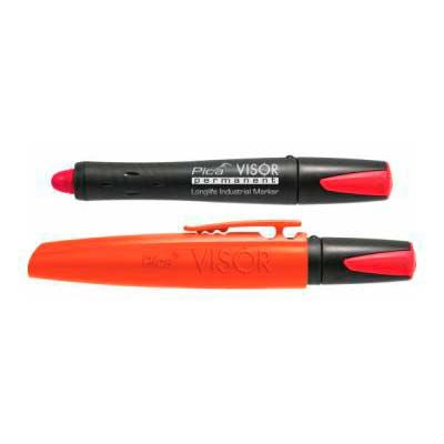 PICA VISOR PERMANENT MARKER RED - PICA-990-40