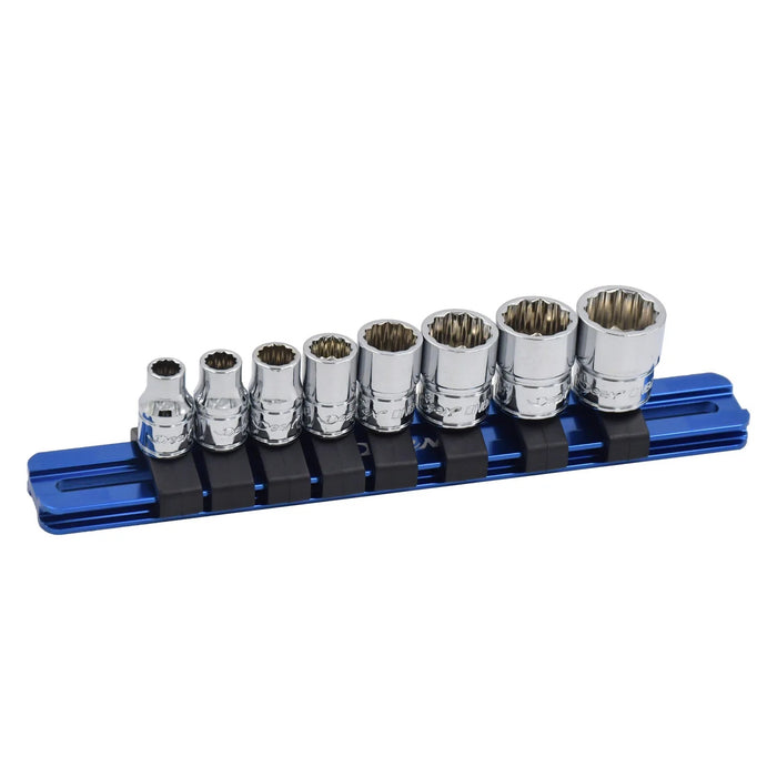 DEEN 1/4SQ inch socket 8PC set [12 square]