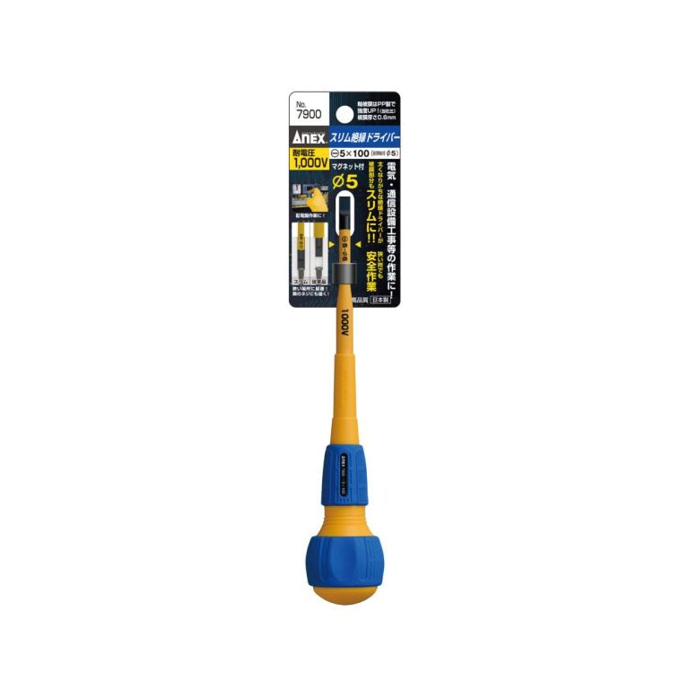 Anex Slim insulated screwdriver -5×100