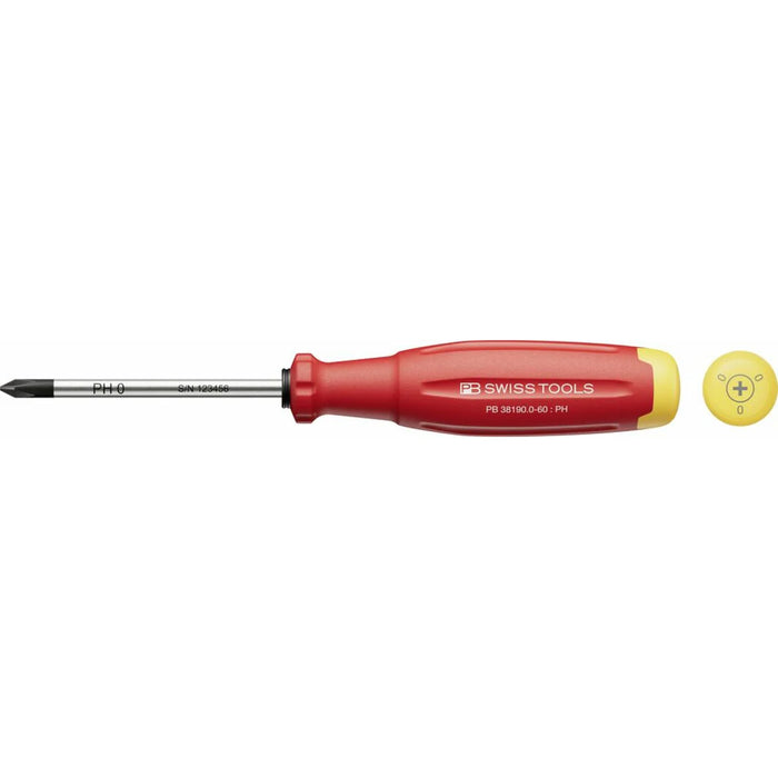 PB Swiss PB 38190.0-60 SwissGrip Evo Screwdriver For PH0