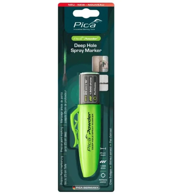 Pica Powder® Deep Hole Spray Marker - Blister Pack