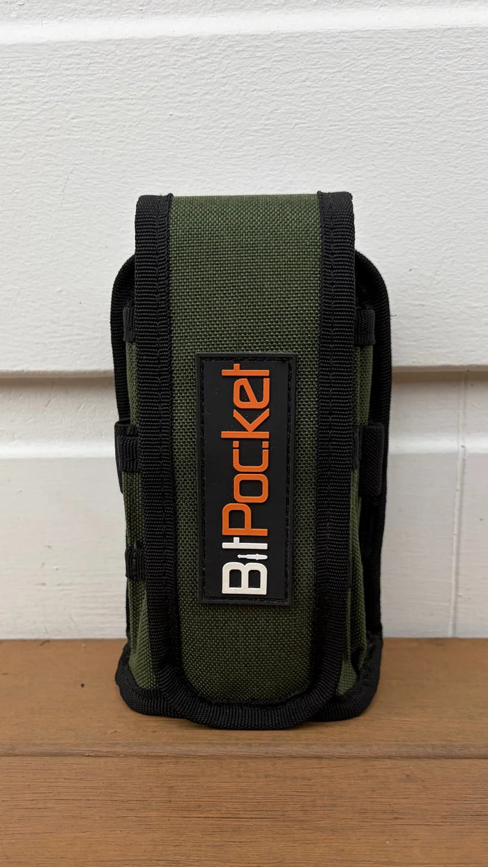 BitPocket Green Coloured Clip Version (New Clip Design)