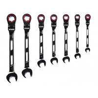 7 Size Combination set UTOKU Patent Precision 120-tooth Anti-slip Ractchet/Plum Wrench - Made in Taiwan