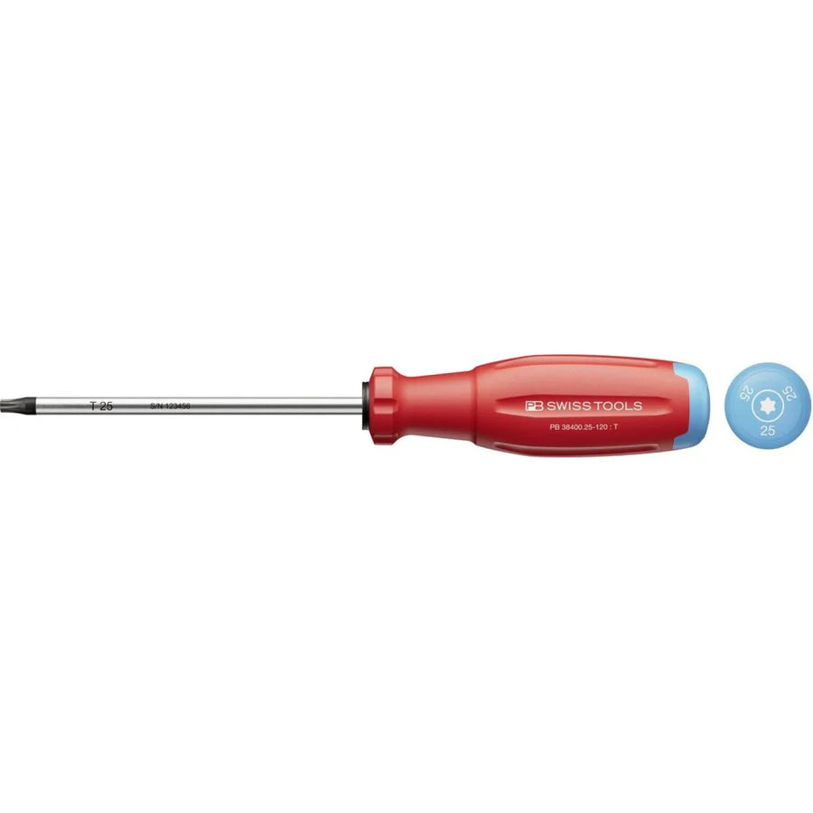 PB Swiss PB 38400.25-120 SwissGrip Evo Screwdriver for Torx Screws-T25