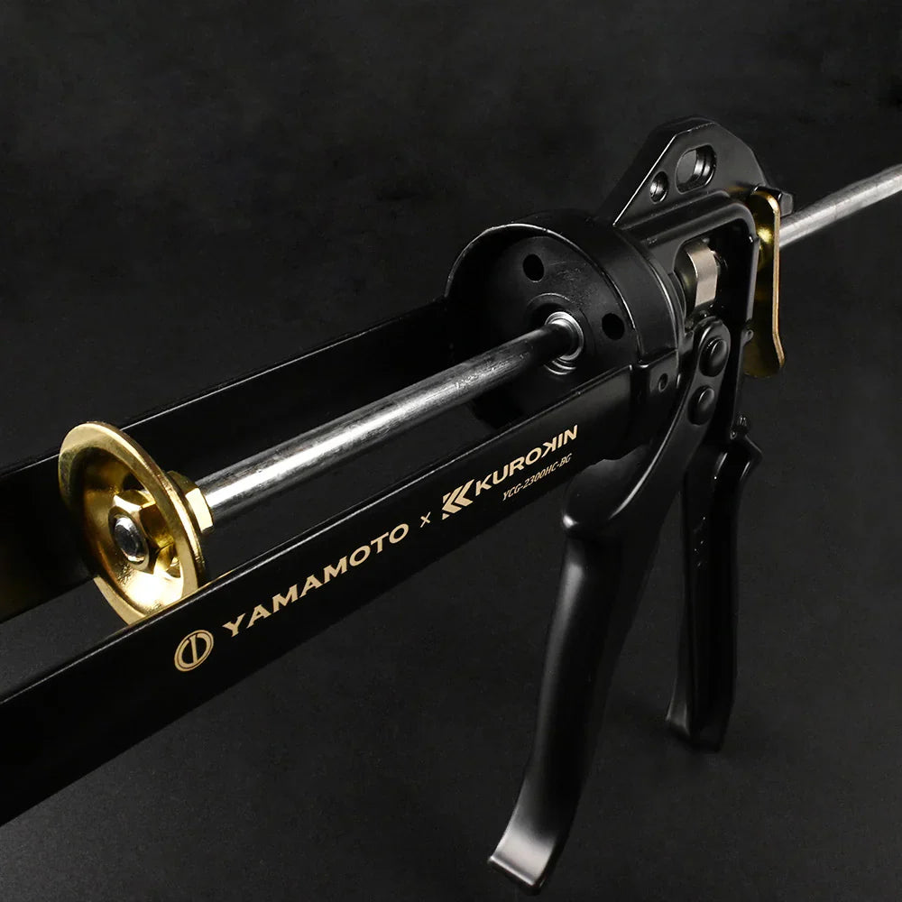 Fujiya Kurokin X Yamamoto Manufacturing Cartridge Gun YCG-2300HC-BG Powerful Type Caulking Gun 330ml