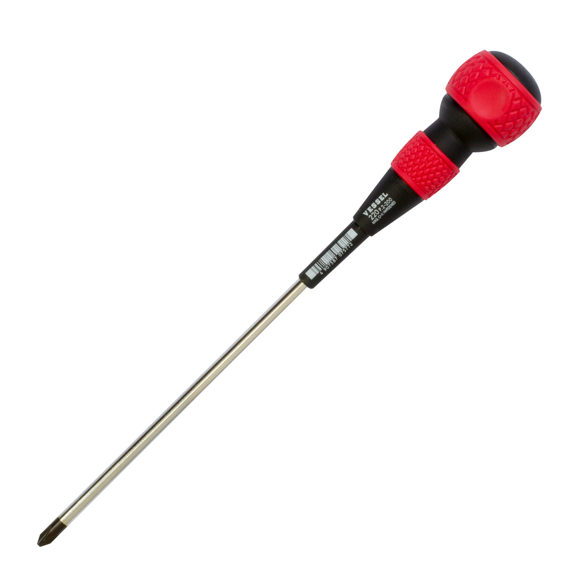 Vessel Ball-Grip Screwdriver No.220(Ph No.2 x 200)