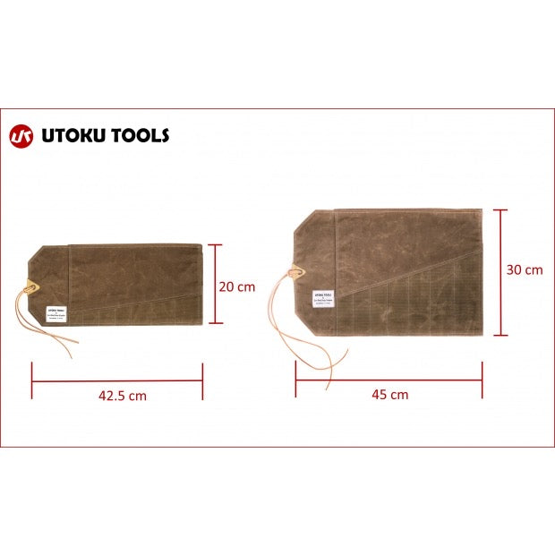 UTOKU waxed cotton tool roll (Long type)