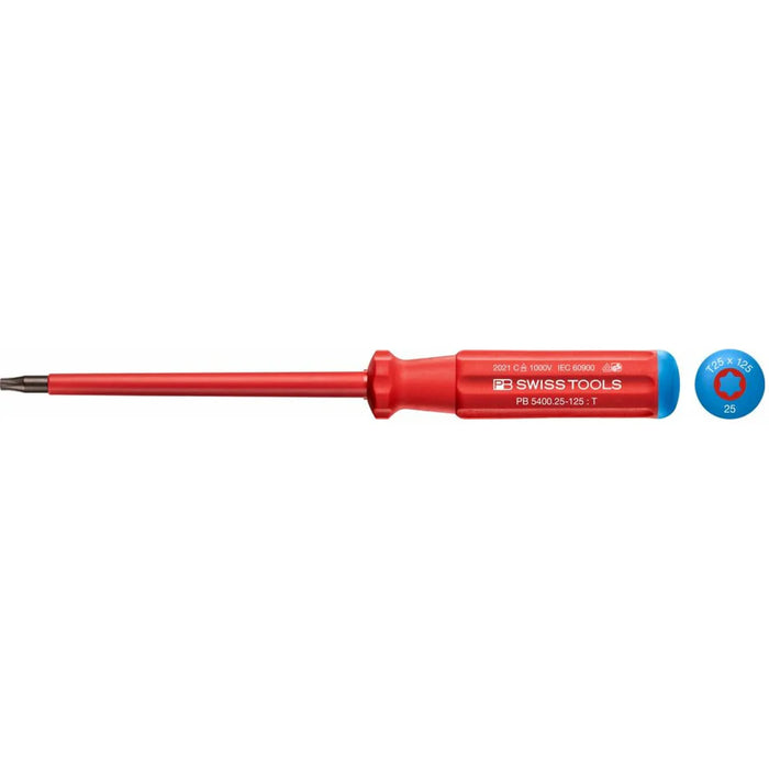 PB Swiss Tools PB 5400.25-125 Classic VDE screwdriver, TORX® , Size 25
