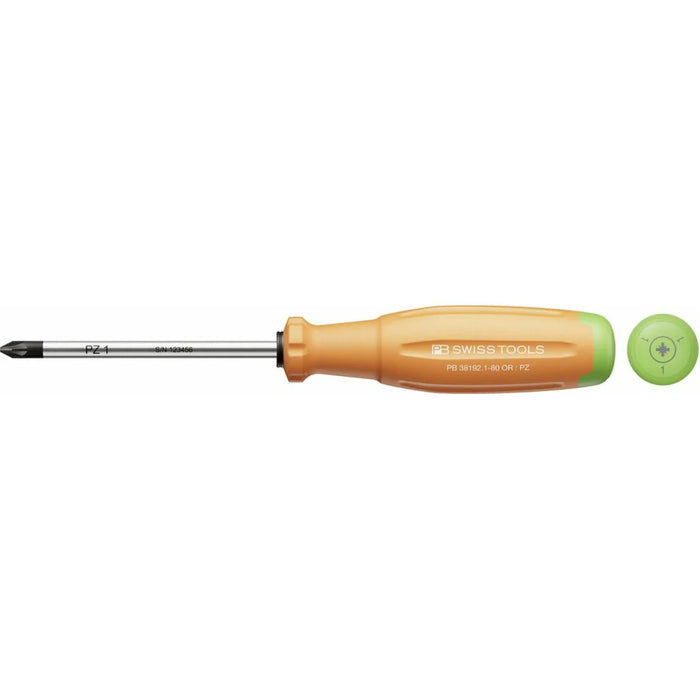 PB Swiss PB 38192.1-80 OR SwissGrip Evo screwdriver for PZ - PZ1