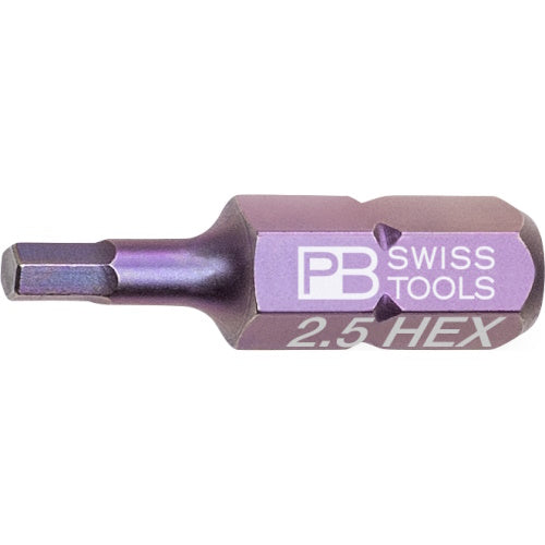 PB Swiss Tools  C6.210/2,5
PrecisionBit, 25 mm long, size 2,5 mm HEX