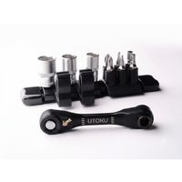 Utoku Tools Black - 90T Double Pico Ratchet Handle Set
