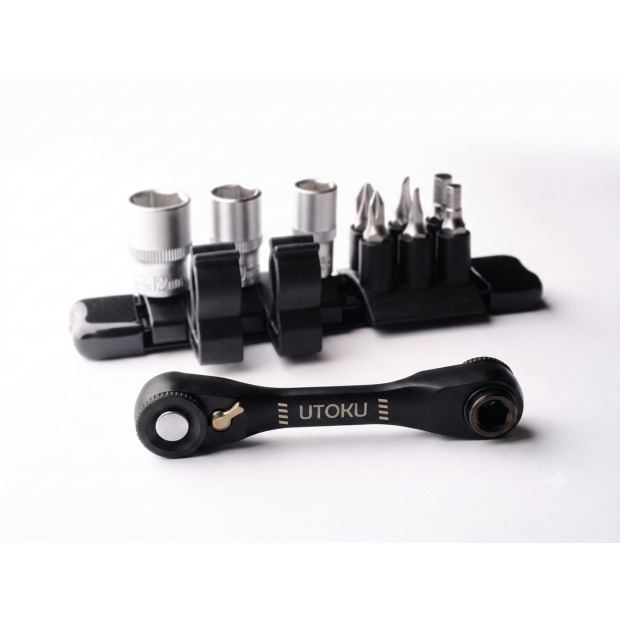 Utoku Tools Black - 90T Double Pico Ratchet Handle Set