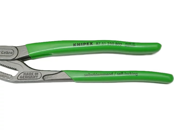 KNIPEX 8751-250 B02 Limited Edition Green 250mm Cobra Super Slim Water Pump Pliers