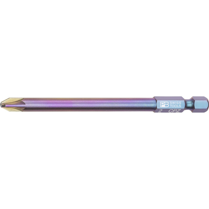 PB Swiss Tools  E6L.180/2
PrecisionBit PlusMinus (slotted/Pozidriv), 95 mm long, size 2