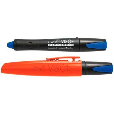 PICA VISOR PERMANENT MARKER BLUE - PICA-990-41