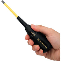 FUJIYA Electrician Screwdriver 100 mm Shaft Length, 554D-BG Minus 5.5mm