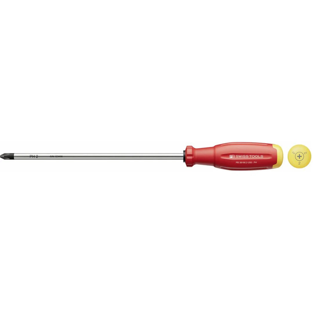 PB Swiss PB 38190.2-200 SwissGrip Evo screwdriver for PH. - PH2