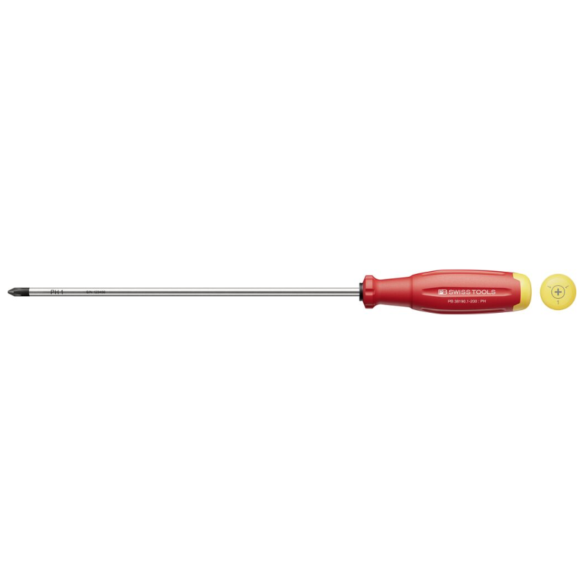 PB Swiss 38190 SwissGrip Evo Phillips Screwdriver PH1 x 200mm