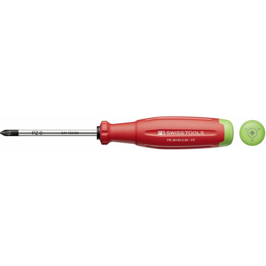 PB Swiss PB 38192.0-60 SwissGrip Evo screwdriver for PZ screws - PZ0