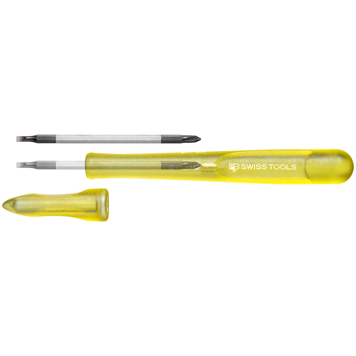 PB Swiss 168.00-30 Insider Pen – Pocket Tool Slim with Reversible Blade – Yellow