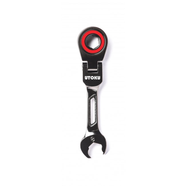 UTOKU 8mm Patent-Precise 120-tooth Anti-skid Ratchet-Mei Kai Wrench (Lightweight/Extreme Black Nick)