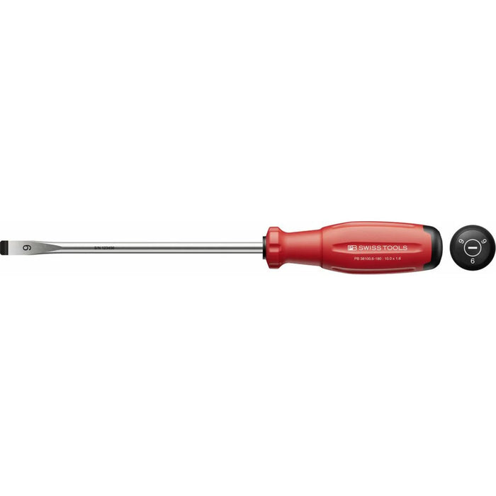 PB Swiss PB 38100.6-180 SwissGrip Evo slotted screwdriver 8mm