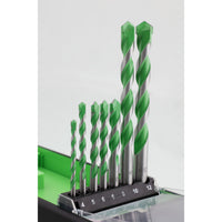 RECA UNICON HEX multi-purpose drill bit box, seven pieces.