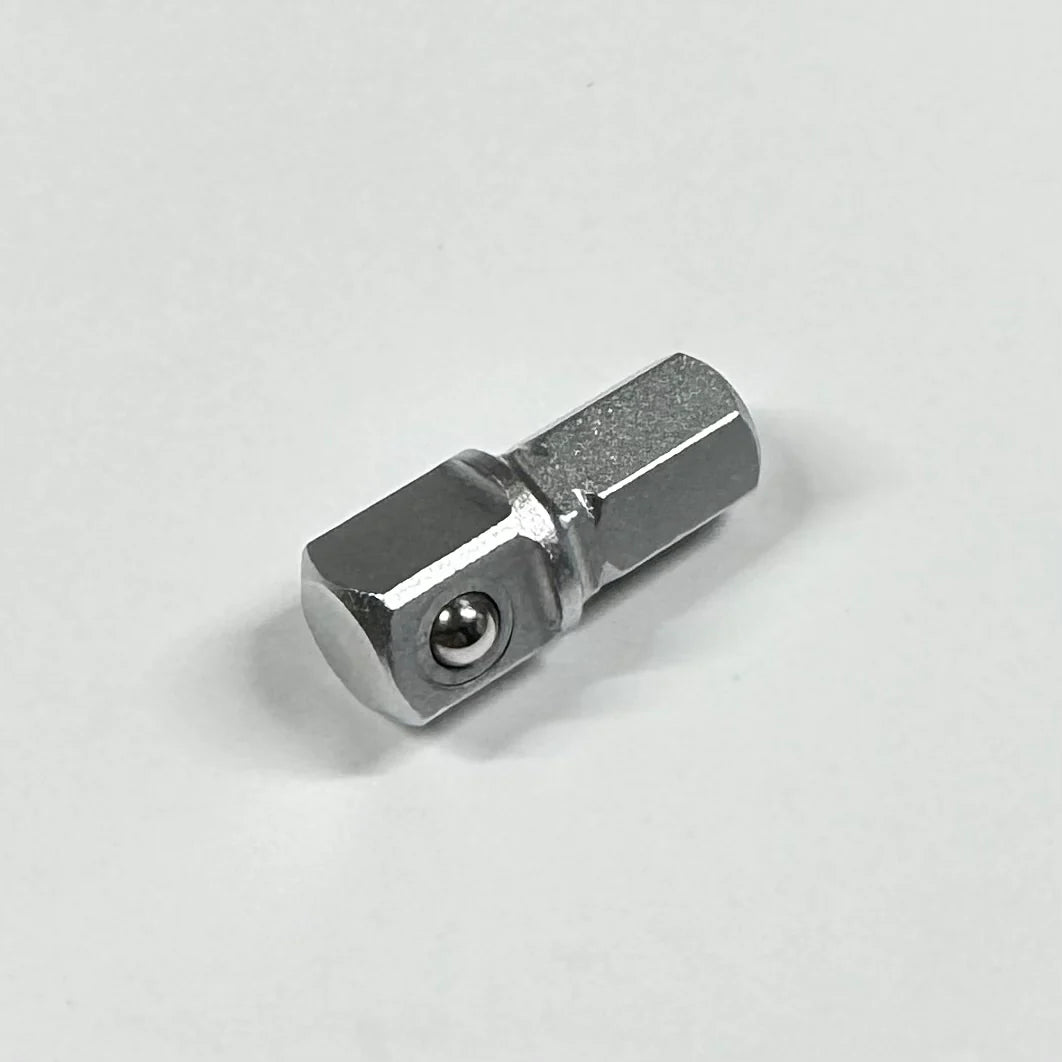 Utoku 1/4 in. Drive Hex Socket Adapter Stubby Low Profile UT-SQ14
