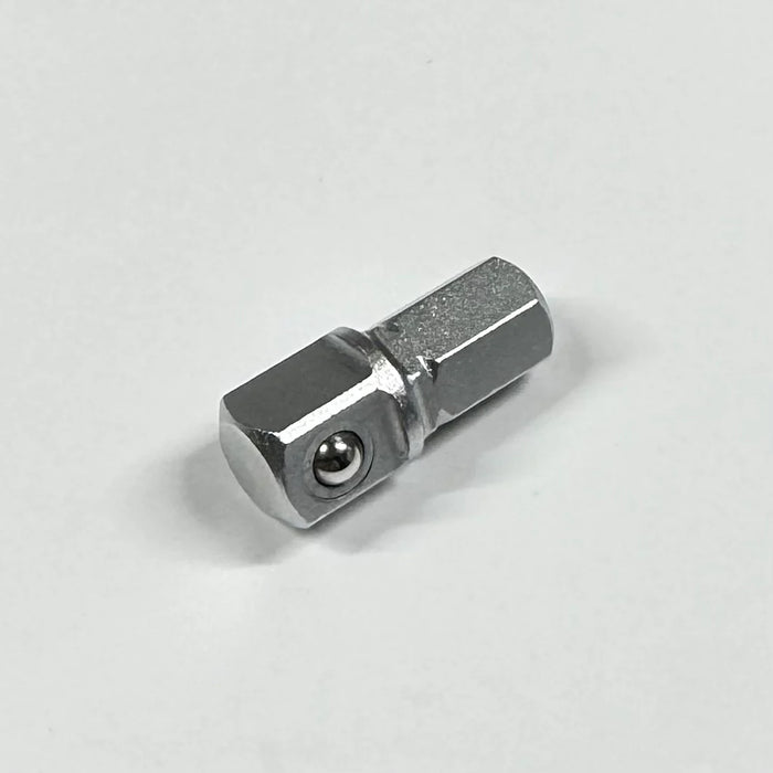 Utoku 1/4 in. Drive Hex Socket Adapter Stubby Low Profile UT-SQ14
