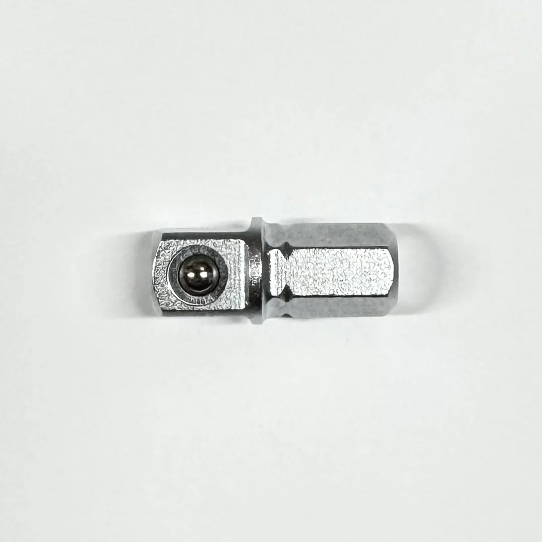 Utoku 1/4 in. Drive Hex Socket Adapter Stubby Low Profile UT-SQ14