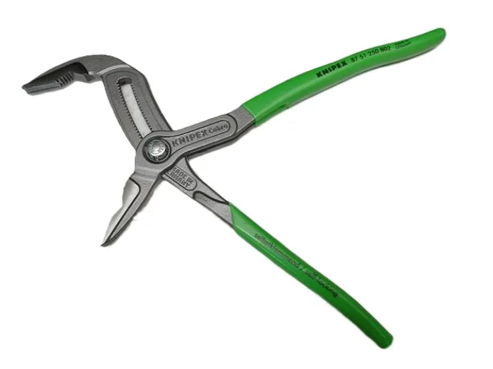 KNIPEX 8751-250 B02 Limited Edition Green 250mm Cobra Super Slim Water Pump Pliers