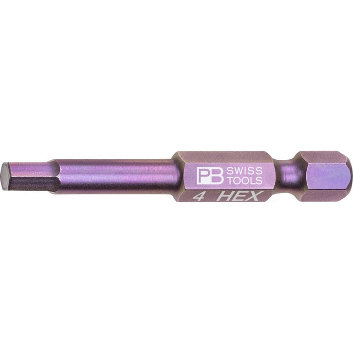 PB Swiss Tools  E6.210/4
PrecisionBit, 50 mm long, size 4 mm HEX