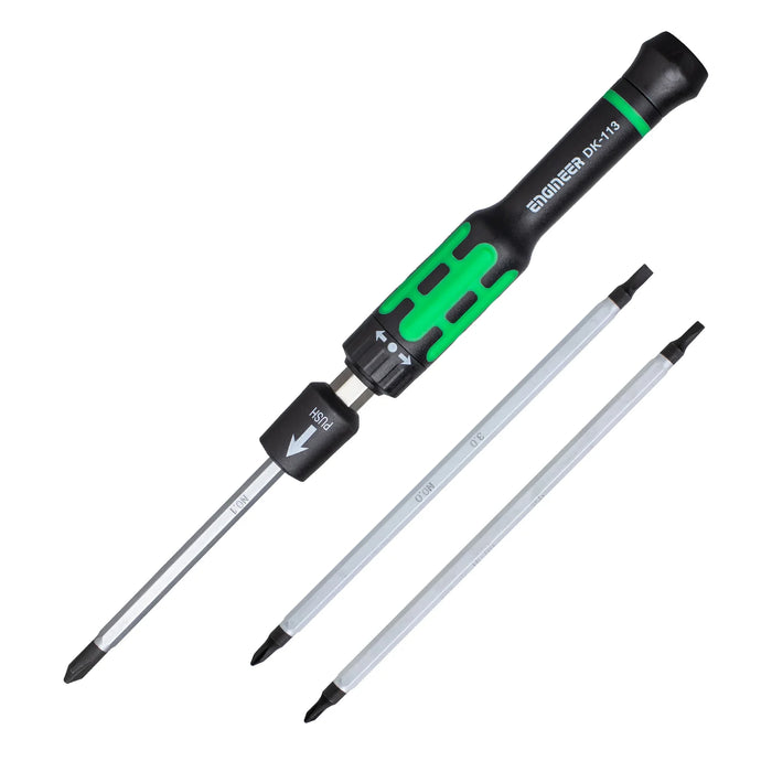 ENGINEER DK-113 Replacement precision ratchet driver set