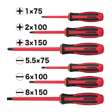 VESSEL"MEGADORA" Insulated Screwdriver set