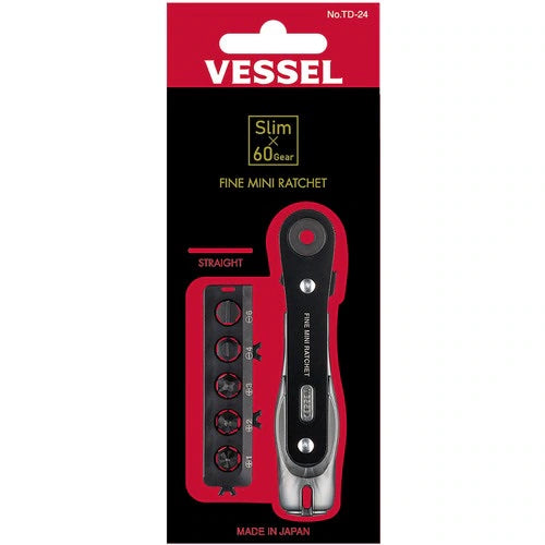 VESSEL Fine Mini Ratchet TD-24