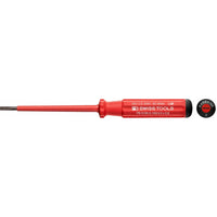 PB Swiss Tools PB 5100.3-100/4 Classic VDE Screwdriver, Slotted, Size 3