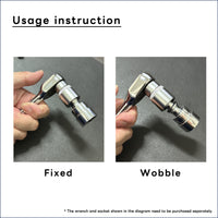 Utoku Tools 1/2 Inch Wobble Socket Adapter