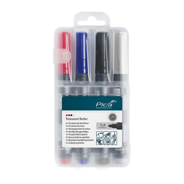 PICA 4-PACK PERMANENT MARKER 1-4MM - PICA-520-04