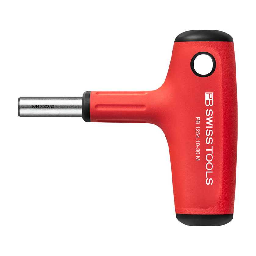 PB Swiss 1254.10-30 M Cross T-Handle Magnetic Bit Holder Screwdriver
