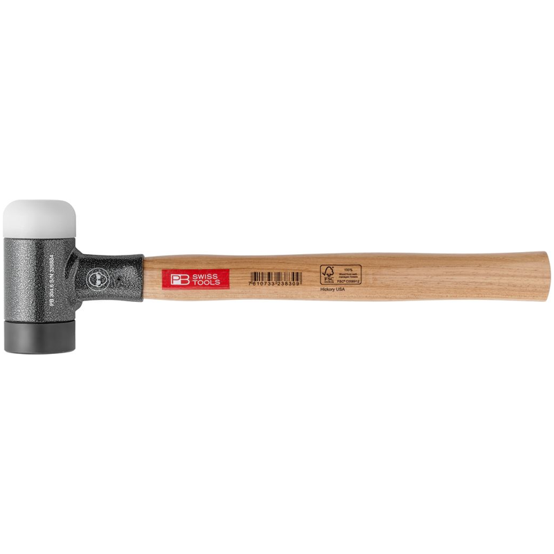 PB Swiss 304.6 Dead Blow Hammer Combined Engineers & Soft – 50mm Ø