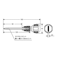 Anex 3775-D1 Differential diamond screwdriver