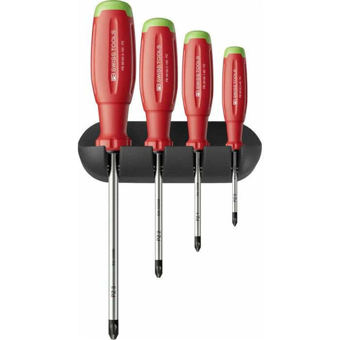 PB Swiss PB 38243.H SwissGrip Evo screwdriver set for Pozidriv, Pieces 4