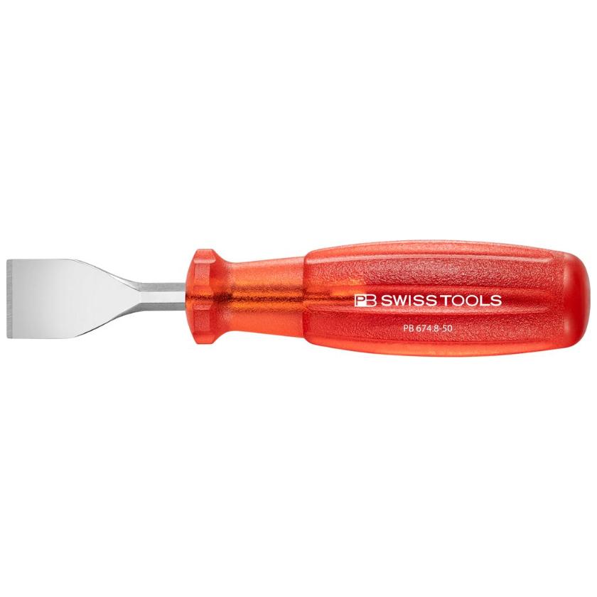 PB Swiss Tools 674.8-50 Short Seal Scraper with Multicraft Handle