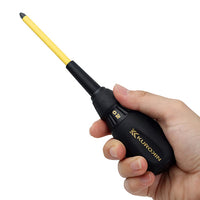 FUJIYA Electrician Screwdriver 100 mm Shaft Length, 524D-BG PH2