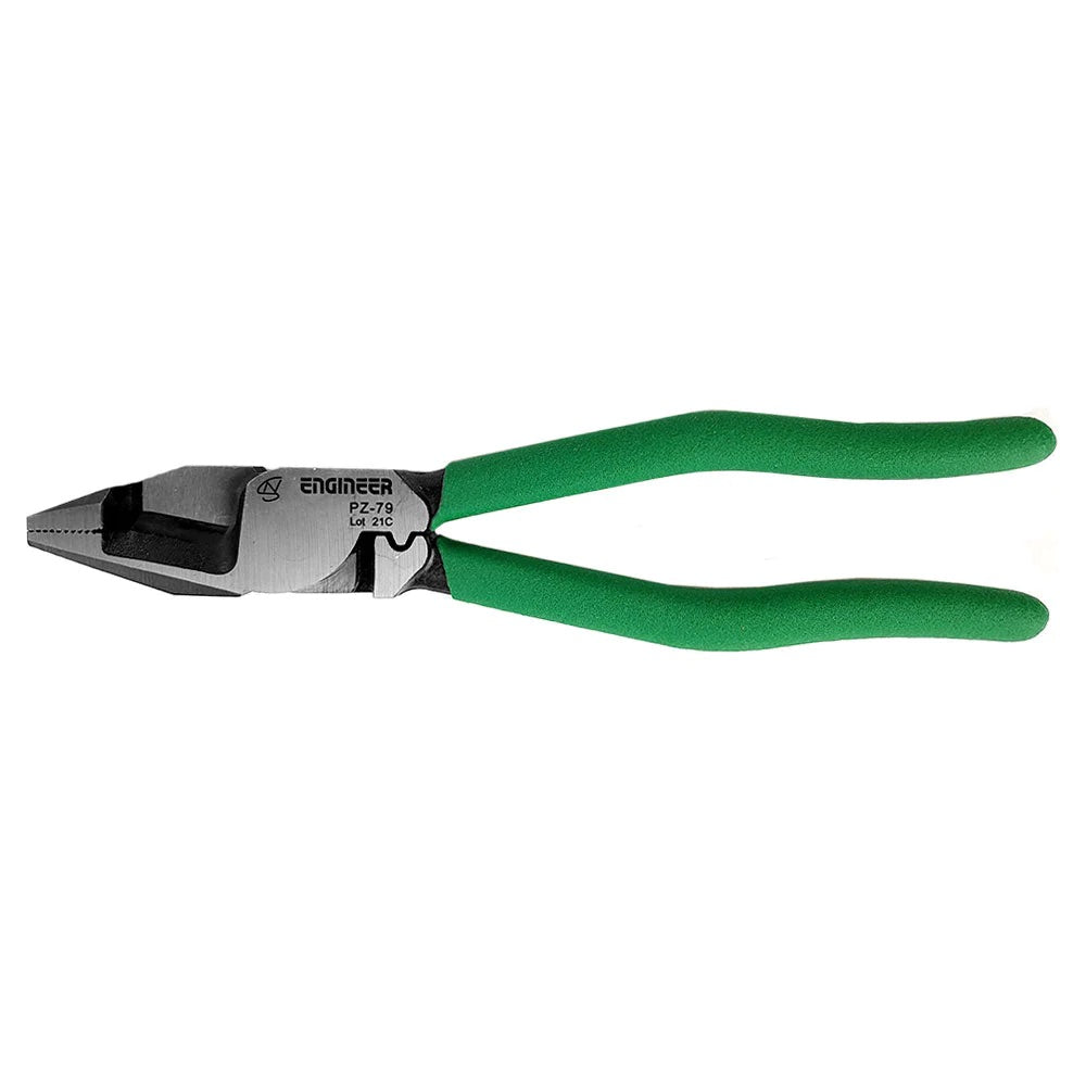 ENGINEER Screw-Removal & GRIPPING Pliers with Integrated Cable Shears Cutting Jaws PZ-79 VA