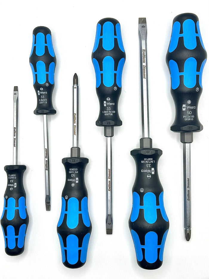 Wera kraftform diamant screwdriver set Pozidriv