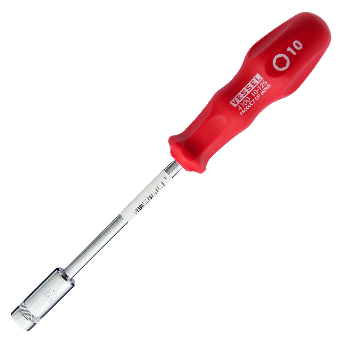 Vessel Power Socket Screwdriver No.4100(A/F 10 x 125)